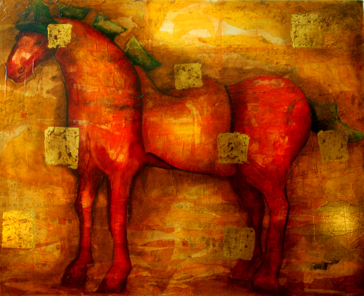 Cheval rouge